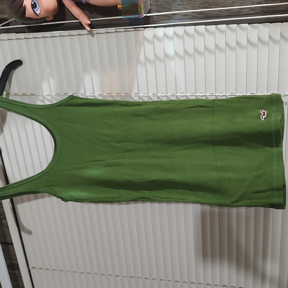 Dark Green Hollister SoCal Tank Top Small
